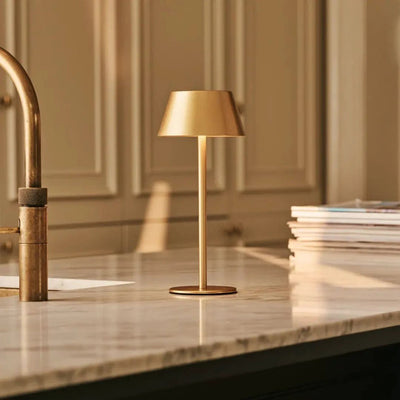 Tafellamp oplaadbaar Milou Gold by Tavellio - Amsterdam