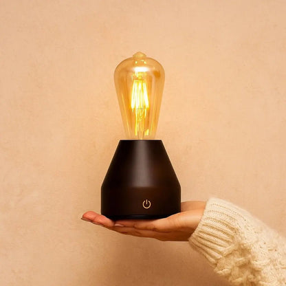 Tafellamp oplaadbaar Zavi donkerbruin