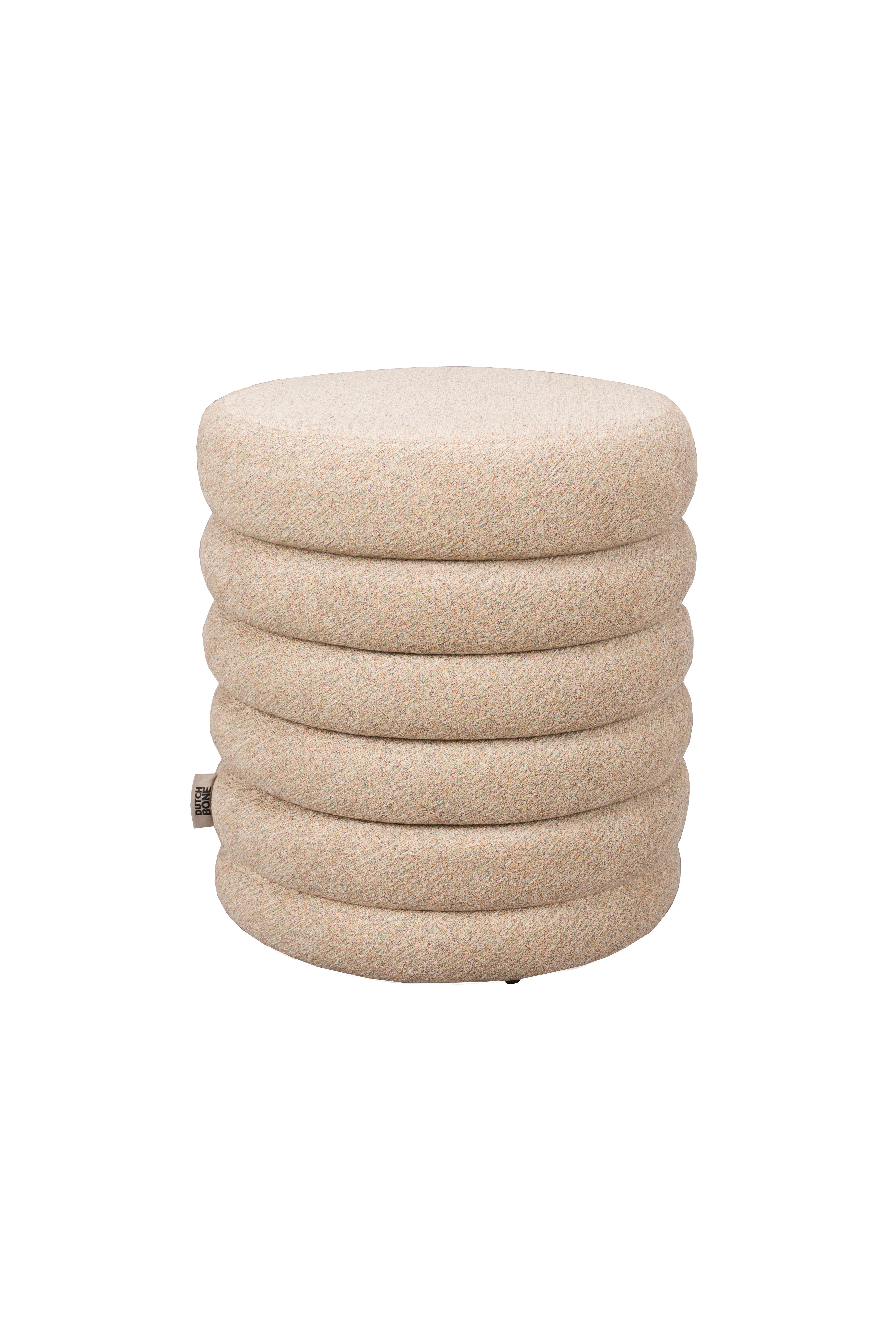 Stool Fern Beige