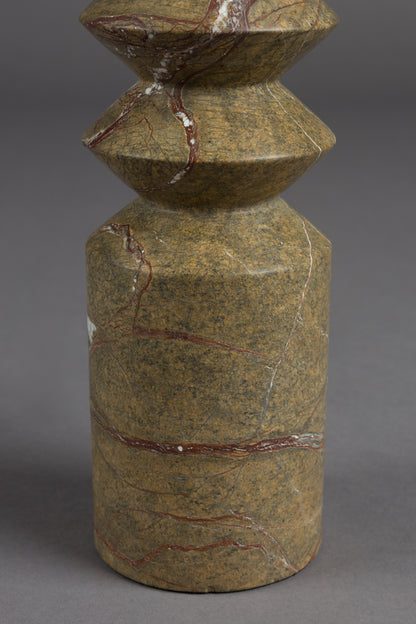 Candle Holder Satpura Brown Marble