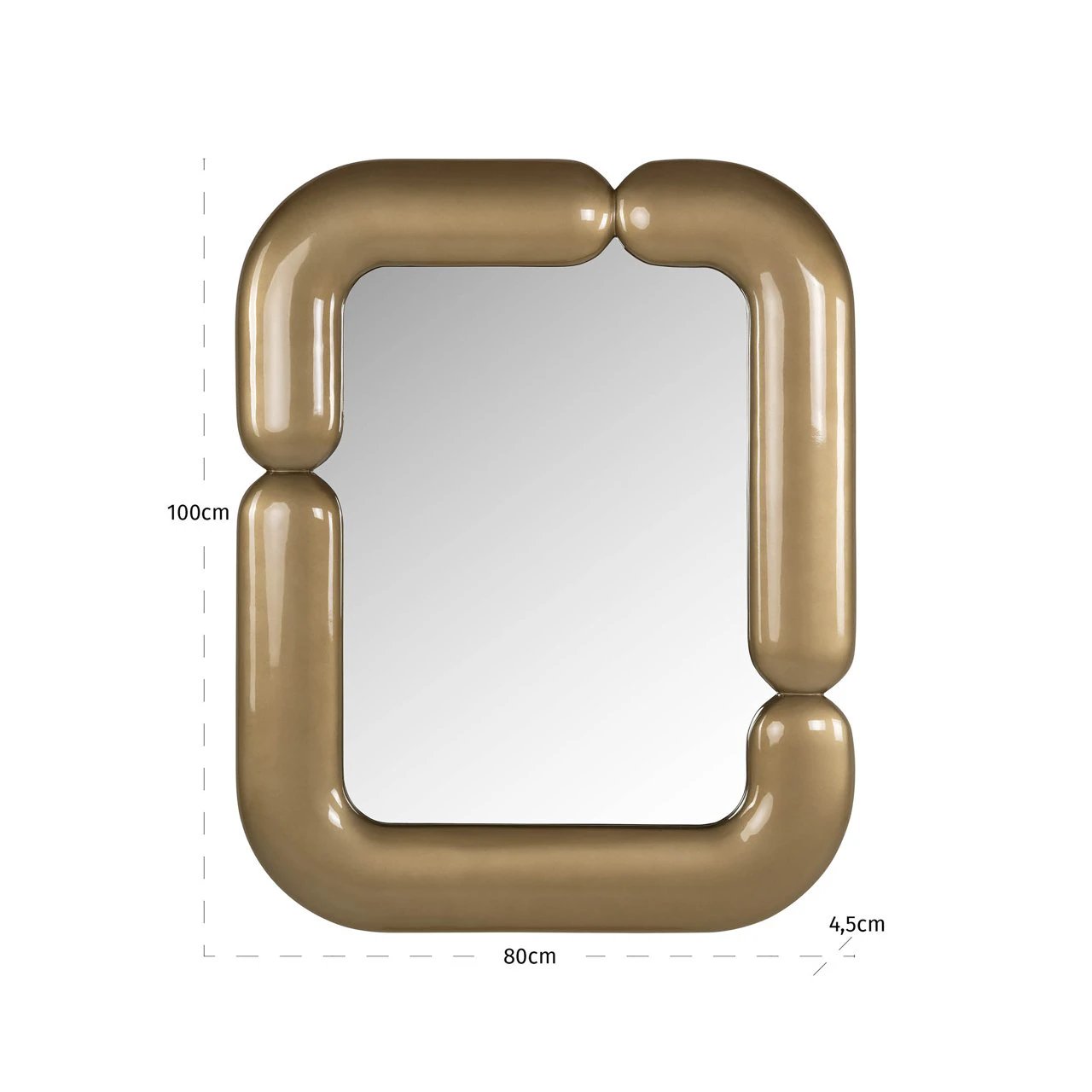 Spiegel Aubry goud by Richmond Interiors