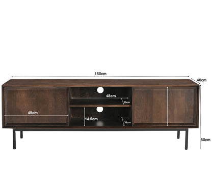 TV-meubel Ravenstein Bruin 150cm