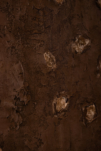 Porty Bruin Canvas Schilderij Rechthoekig by PTMD