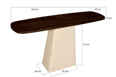 Wandtafel Brix Marron 140 cm by Brix
