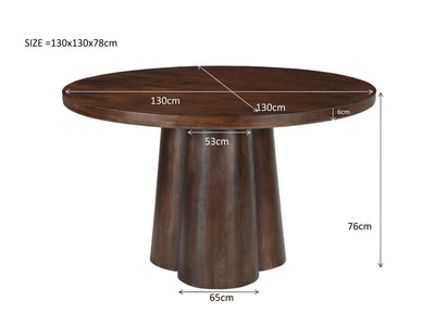 Eettafel Brix Clubs 130cm by Livingfurn