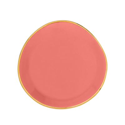 Good Morning bord Burnt Coral, Ø9 Cm by Urban Nature Culture