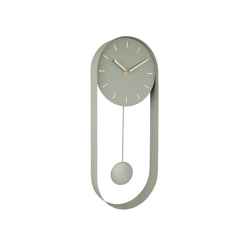 Wandklok slinger charme Groen by Karlsson