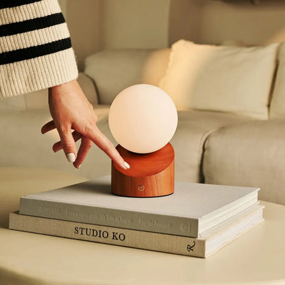 Tafellamp oplaadbaar Morris Chestnut Brown