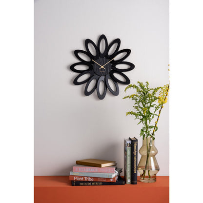 Wandklok Fiore Zwart
