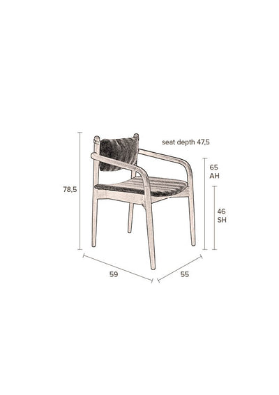 Eetkamerstoel Torrance by Dutchbone