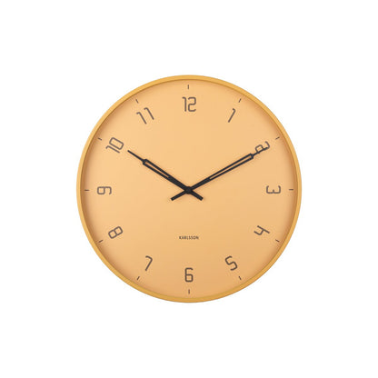 Wandklok Stark Geel