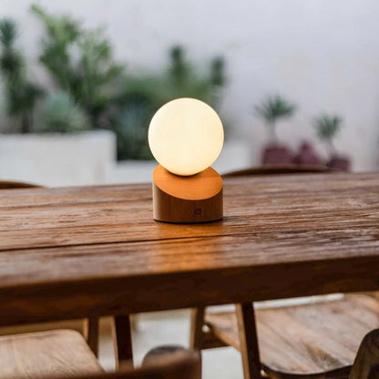 Tafellamp oplaadbaar Morris lichtbruin