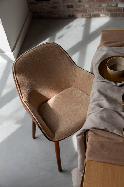 Eetkamerstoel Taylor Beige by Dutchbone