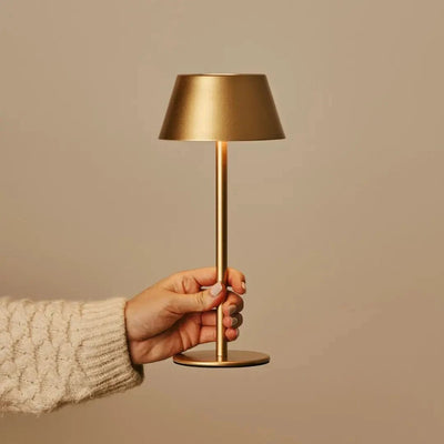 Tafellamp oplaadbaar Milou Gold by Tavellio - Amsterdam