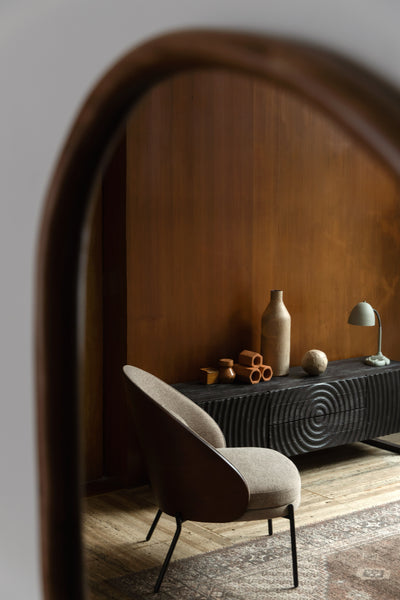 Spiegel Ashley Walnut by Dutchbone