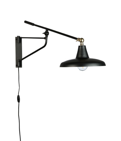 Wandlamp Hector Black by Dutchbone