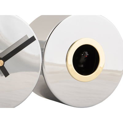 Wandklok Duo Koekoek Zilver by Karlsson