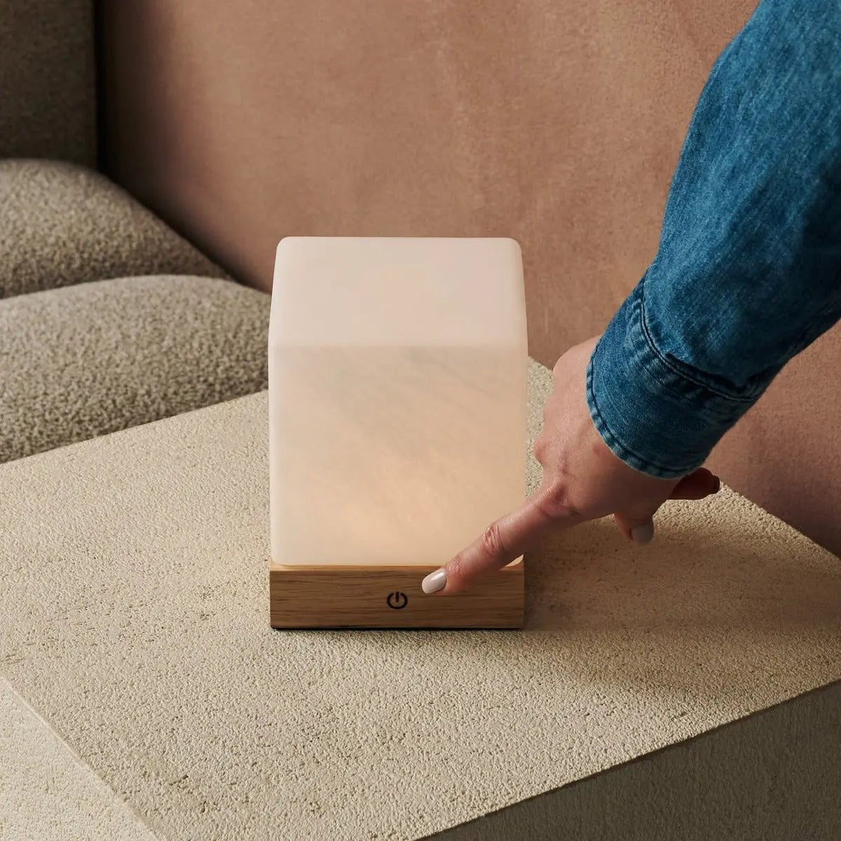 Tafellamp oplaadbaar YCE lichtbruine