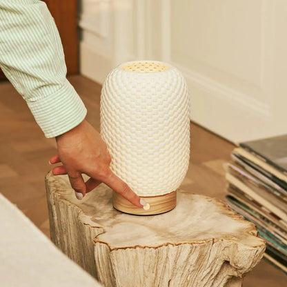 Tafellamp oplaadbaar Aurora lichtbruin