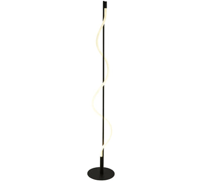 Vloerlamp Serpent - Matt Black and White by Searchlight