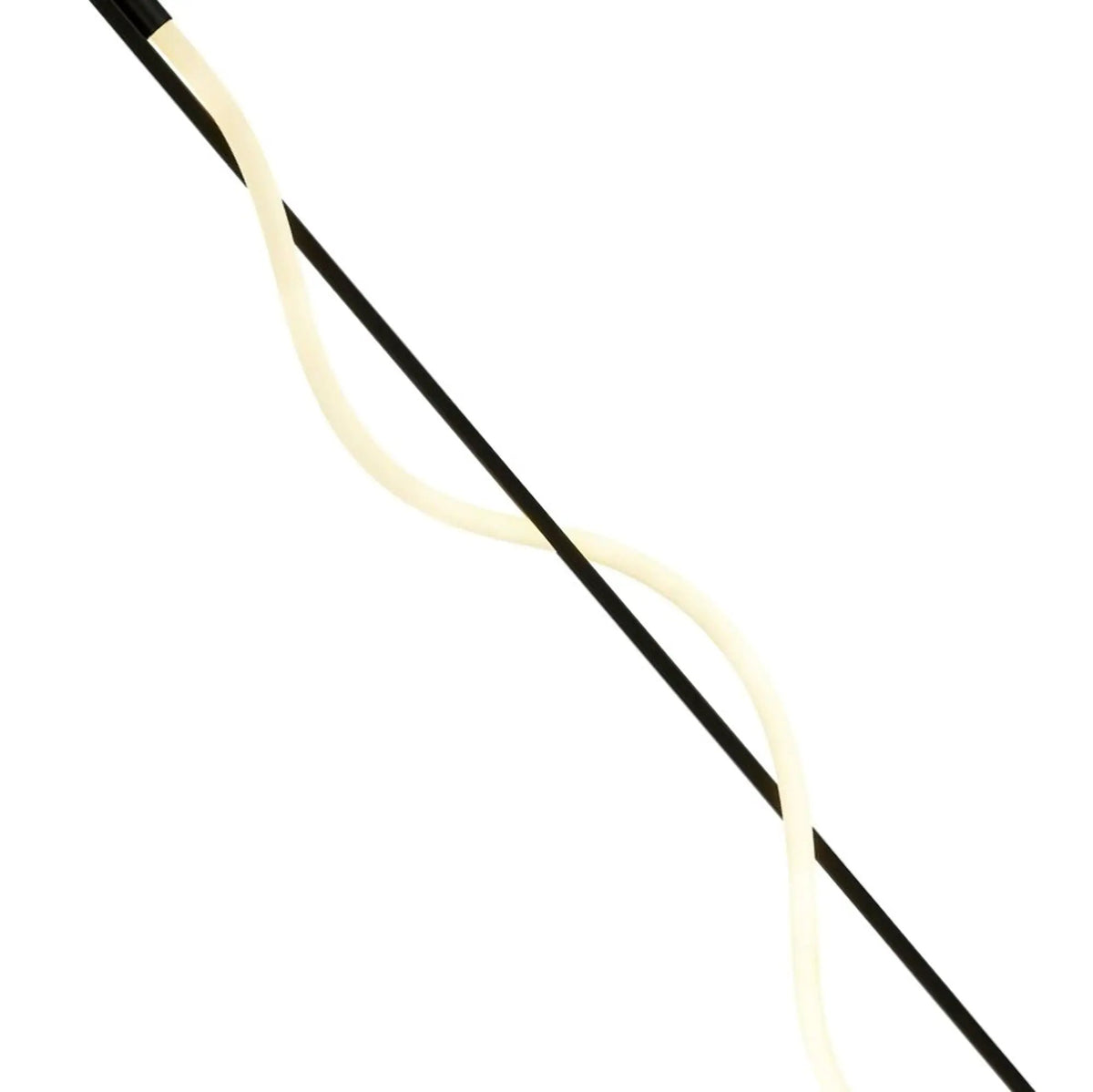 Vloerlamp Serpent - Matt Black and White by Searchlight