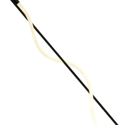 Vloerlamp Serpent - Matt Black and White by Searchlight