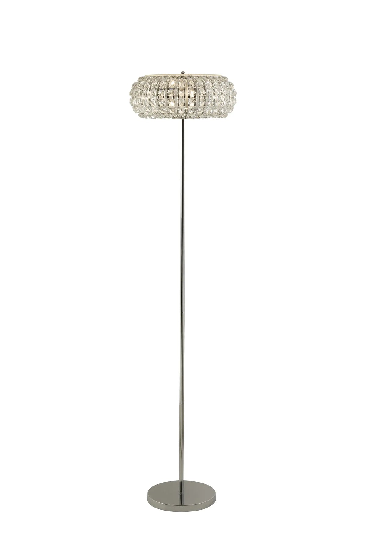 Vloerlamp Marilyn 3-lichts - Chrome and Clear by Searchlight