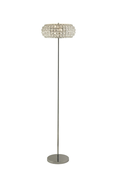 Vloerlamp Marilyn 3-lichts - Chrome and Clear by Searchlight