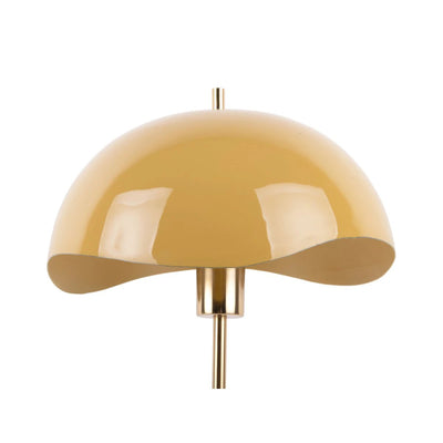 Tafellamp Wave Dome Geel by Leitmotiv
