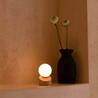 Tafellamp oplaadbaar Morris lichtbruin