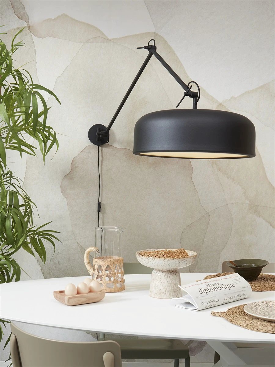 Wandlamp Marseille - Zwart - Ø48cm by it's about RoMi