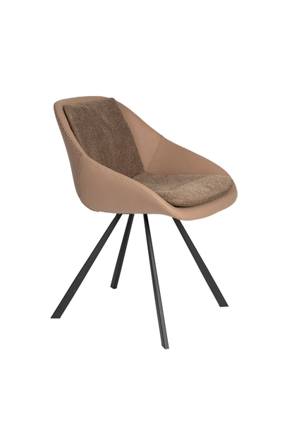 Eetkamerstoel Wakefield Beige by Dutchbone