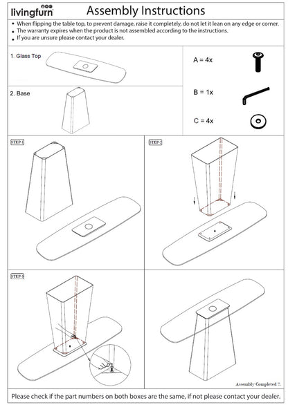 Wandtafel Brix Mylon 140 cm
