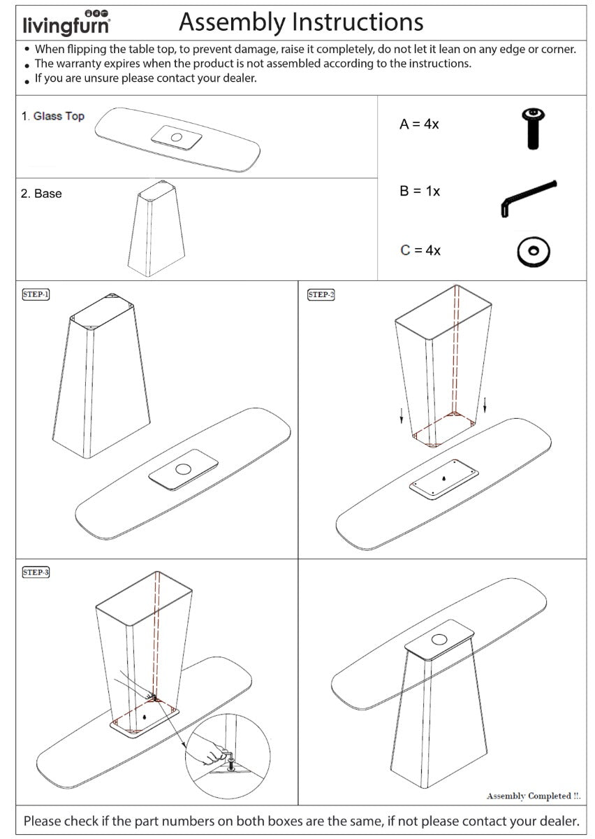 Wandtafel Brix Mylon 140 cm