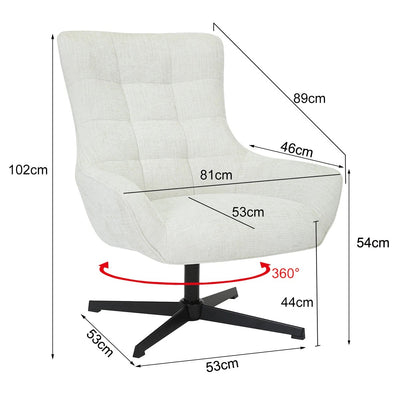 Fauteuil Naomi Parel by Livingfurn