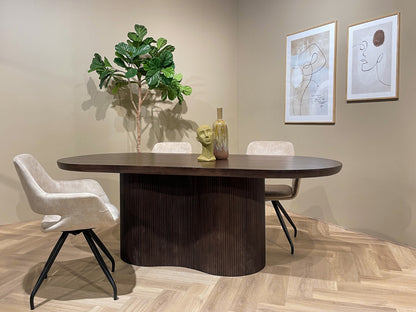 Eettafel Sevilla Bruin 220cm