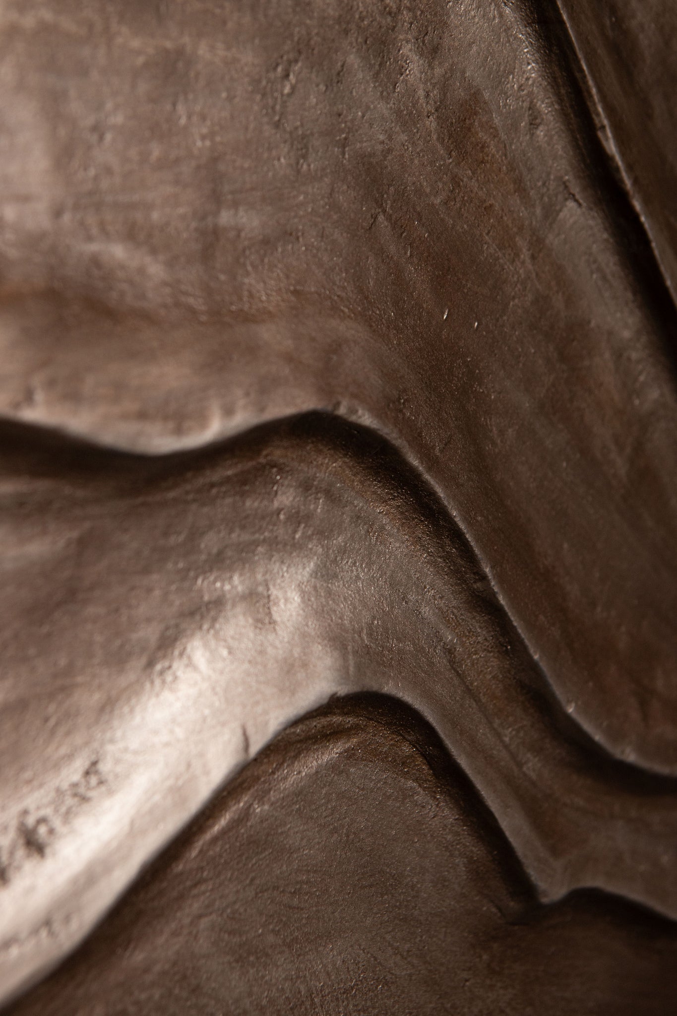 Samraj Bruin MDF Wandpaneel Golfstructuur - depauwwonen