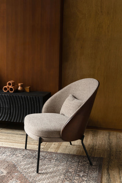 Fauteuil Rodin Beige by Dutchbone