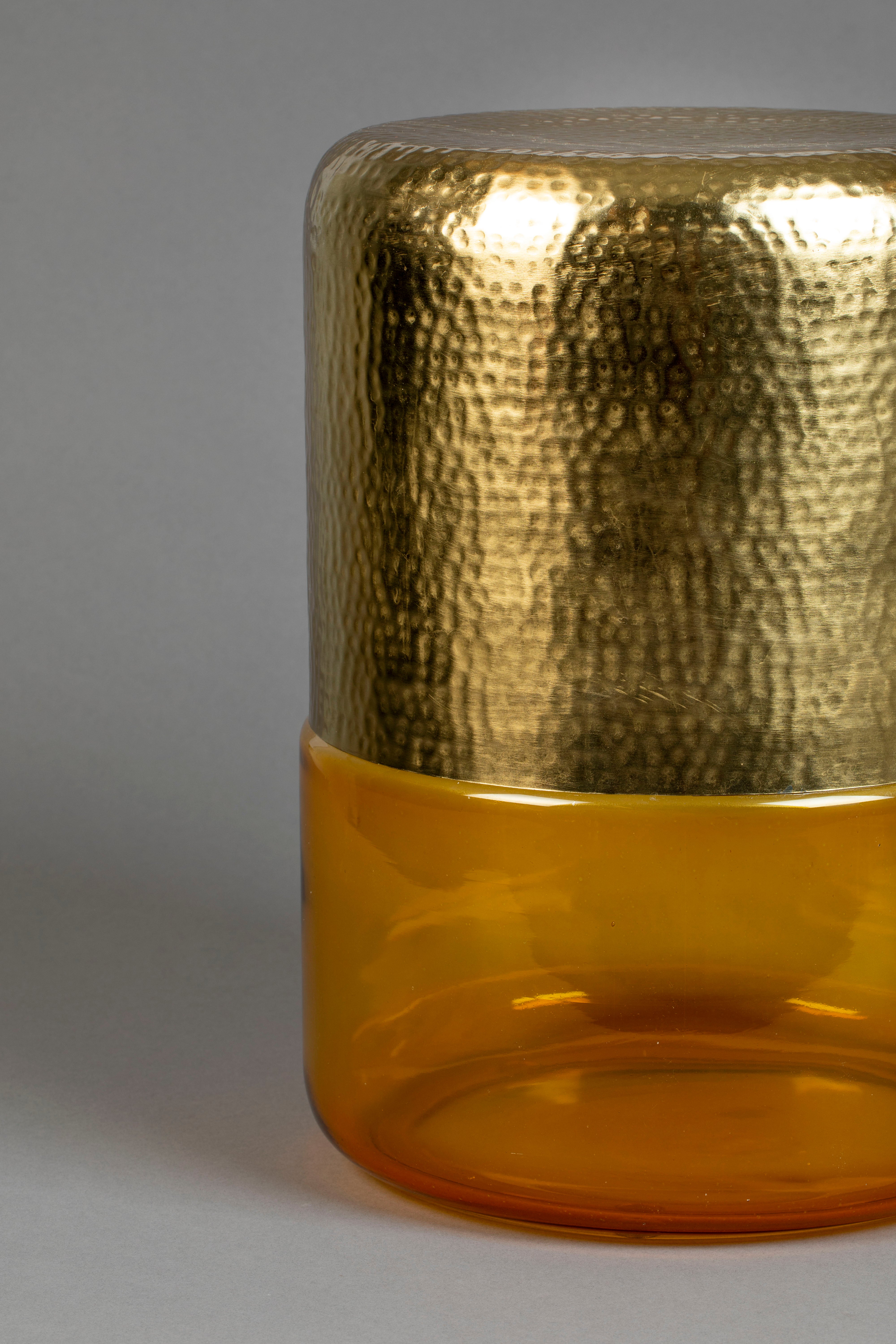 Bijzettafel Cave Amber by Dutchbone