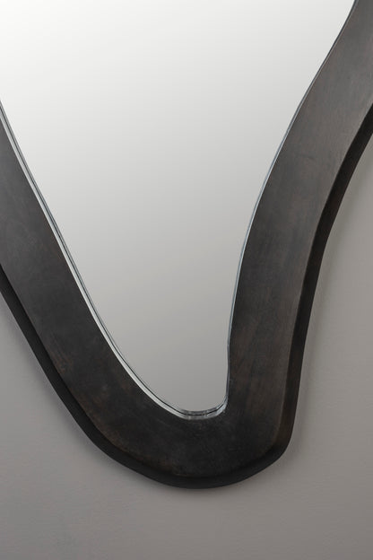 Mirror Aren Wood Black L