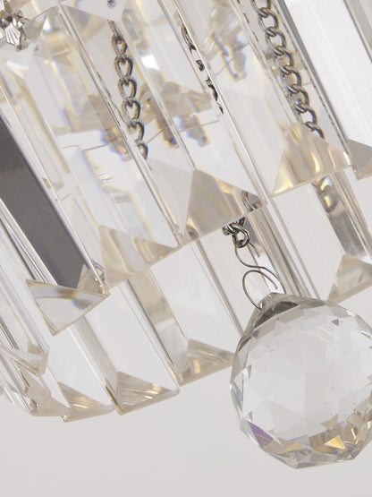 Empire 6Lt Flush - Chrome Metal & Clear Crystal