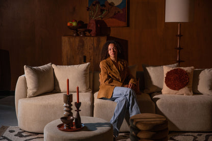 Sofa Rocca 4.5 Seater Latte