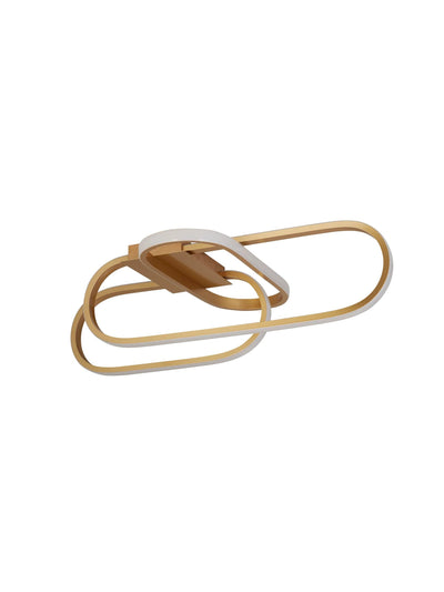 Plafondlamp Clip Flush - Gold Metal by Searchlight
