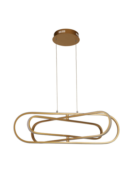 Clip Pendant - Gold Metal