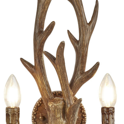 Wandlamp Stag Herten Gewei 2Lt by Searchlight