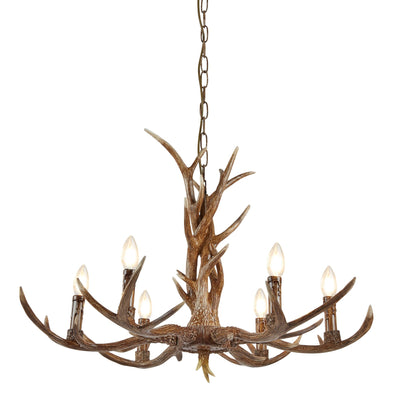 Hanglamp Stag Herten Gewei 6Lt by Searchlight