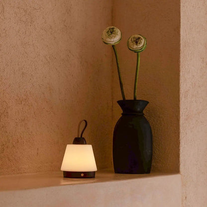 Tafellamp oplaadbaar Liv donkerbruin