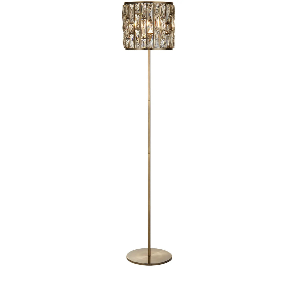 Vloerlamp Bijou - Antique Brass by Searchlight