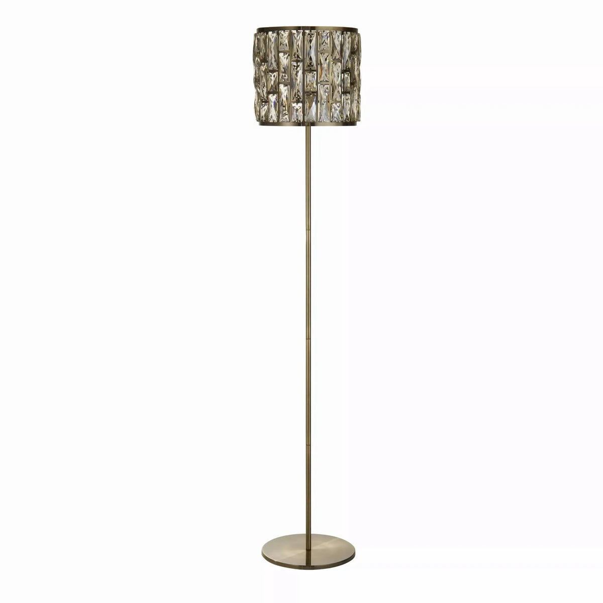 Vloerlamp Bijou - Antique Brass by Searchlight