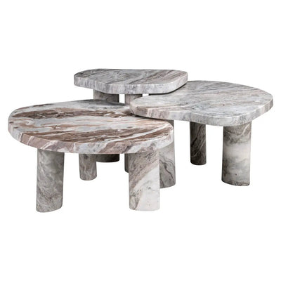 Salontafel Camino Blush beige (set van 3) by Richmond Interiors